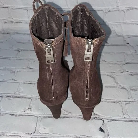 ALL SAINTS Grimsby Brown Suede Lace Up Boot NWOB Size 8 - Picture 8 of 9